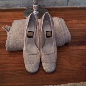 Silver Women's shoes size 9.5